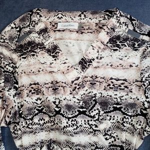 Calvin Klein wrap dress